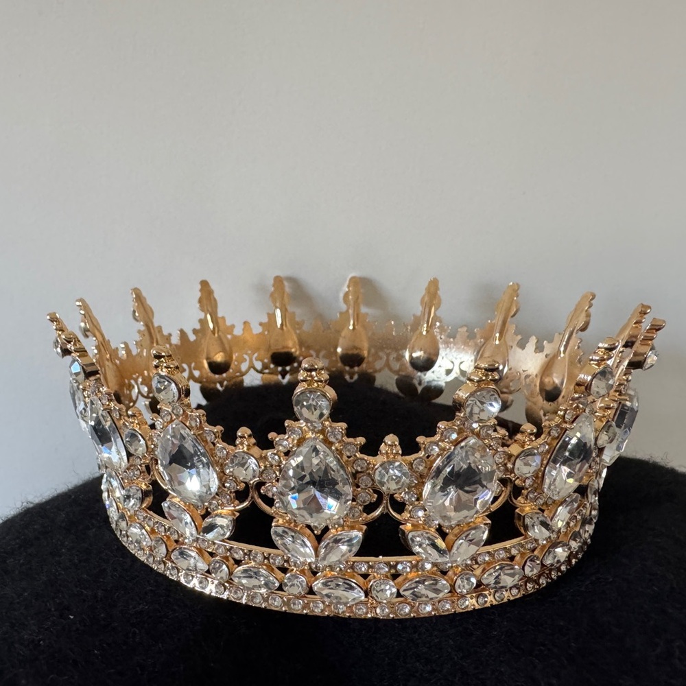 Gold Crystal Crown